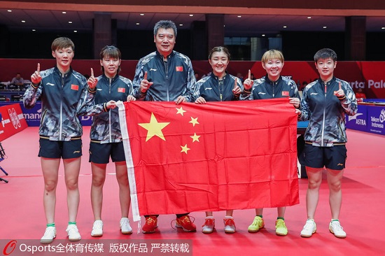 亚运-乒乓女团中国队3-0完胜朝鲜队