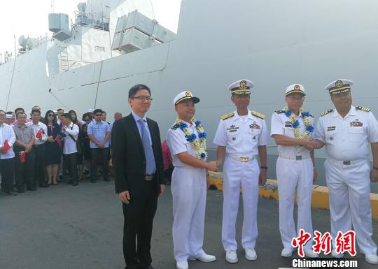 中国海军第三十批护航编队访问菲律宾