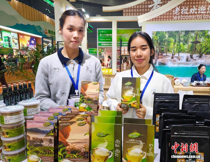 中外客商中国中部农博会觅合作机遇